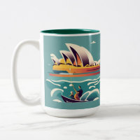Sydney Opera House Australie peinture souvenir