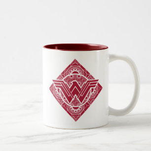 Tasse 2 Couleurs Symbole amazonien de la femme des merveilles