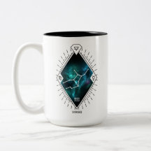 Symbole de la constellation de la Virgo et du Zodi
