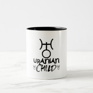 Tasse 2 Couleurs Symbole enfant uranien Astrologie Zodiaque Signe d