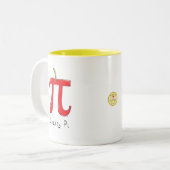 Tasse 2 Couleurs Symbole Fantaisie Math Cherry Pi (Devant gauche)