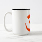 Tasse 2 Couleurs Symbole Om indien (Gauche)