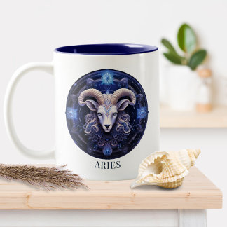 Tasse 2 Couleurs Symbole zodiaque du bélier céleste Bélier Imaginai