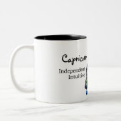Tasse 2 Couleurs SYMBOLE Zodiaque Gnome Capricorne (Gauche)