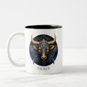 Tasse 2 Couleurs Symbole zodiaque Taurus Imaginaire céleste (Gauche)