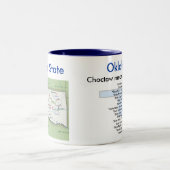 Tasse 2 Couleurs Symboles et carte de l'Oklahoma (Centre)