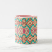 Tasse 2 Couleurs Symétrie Douce en Diamant et Ovale (Centre)