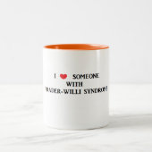 Tasse 2 Couleurs Syndrome de Prader-Willi (Centre)
