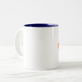 Tasse 2 Couleurs Syracuse, New York - lettres (Devant gauche)
