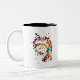 Tasse 2 Couleurs Système respiratoire