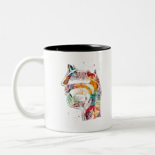 Tasse 2 Couleurs Système respiratoire (Gauche)