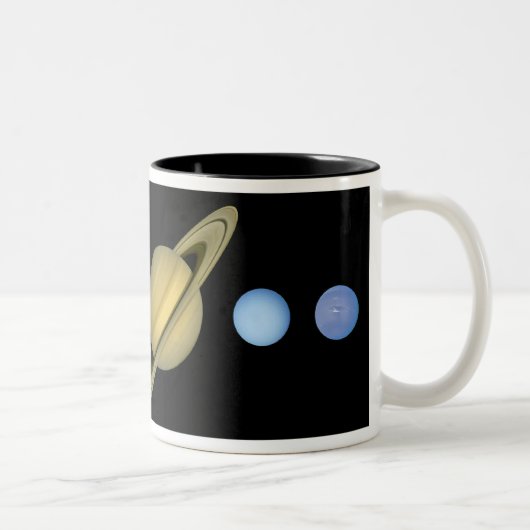Tasse 2 Couleurs Système solaire ~ Vue longue (Droit)