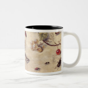Tasse 2 Couleurs T31566 une étude de divers insectes, fruit et
