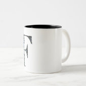 Tasse 2 Couleurs T Art (Devant droit)