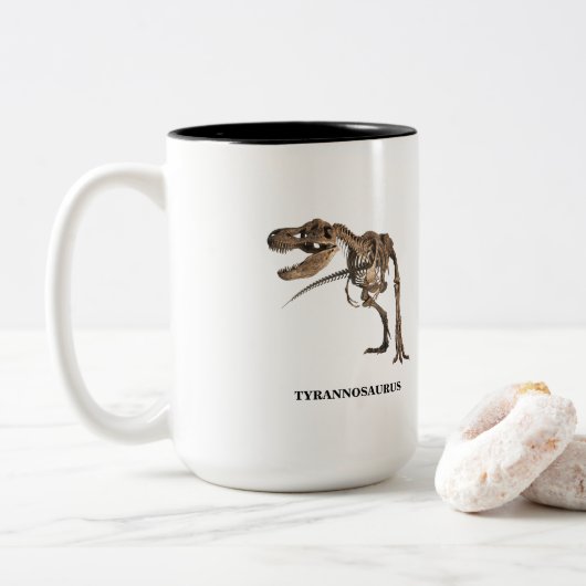 Tasse 2 Couleurs T Rex (Avec donut)