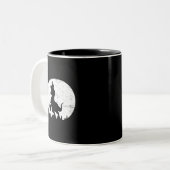Tasse 2 Couleurs T Rex Rabbit Dinosaure Easter Bunny Egg Boys T (Devant gauche)