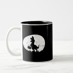Tasse 2 Couleurs T Rex Rabbit Dinosaure Easter Bunny Egg Boys T