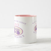 Tasse 2 Couleurs T-shirt Best Gran Hands Down (Centre)