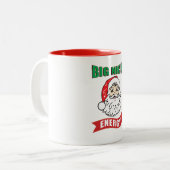 Tasse 2 Couleurs T-shirt Big Nick Energy (Devant gauche)