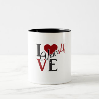 Tasse 2 Couleurs T-shirt Carré d'amour