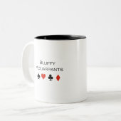Tasse 2 Couleurs T-shirt de Bluffy Mcliarpants (Devant gauche)