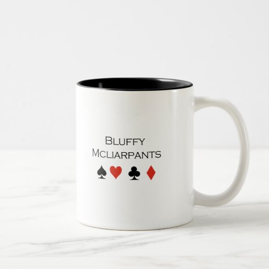 Tasse 2 Couleurs T-shirt de Bluffy Mcliarpants (Droit)