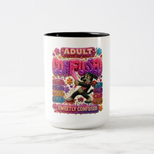 Tasse 2 Couleurs T-Shirt drôle et sarcastique pour les personnes co