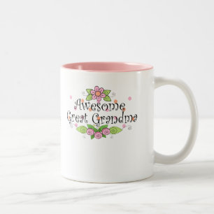 Tasse 2 Couleurs T-shirt Génial Arrière-Grand-Mère