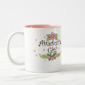 Tasse 2 Couleurs T-shirt impressionnant de Gigi (Gauche)