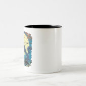 Tasse 2 Couleurs T-shirt loup-garou d'Halloween (Centre)