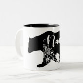 Tasse 2 Couleurs T-shirt Nana Bear (Devant gauche)