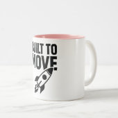 Tasse 2 Couleurs T-shirt pour le déplacement (Devant droit)