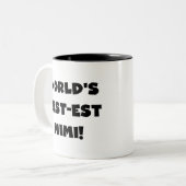 Tasse 2 Couleurs T-shirts et cadeau noirs des textes Mimi du (Devant gauche)