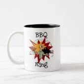 Tasse 2 Couleurs T-shirts et cadeaux BBQ King (Gauche)