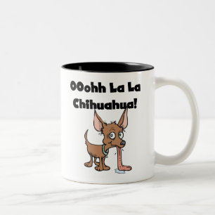 Tasse 2 Couleurs T-shirts et cadeaux de chiwawa de La de La d'Oohhh