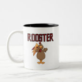 Tasse 2 Couleurs T-shirts et cadeaux de coq (Gauche)