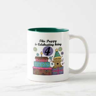 Tasse 2 Couleurs T-shirts et cadeaux de marionnettes pour le 4e ann