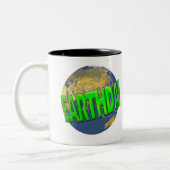 Tasse 2 Couleurs T-shirts et cadeaux d'Earthday (Gauche)