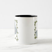 Tasse 2 Couleurs T-shirts et cadeaux d'hippopotame de bébé (Centre)