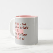 Tasse 2 Couleurs T-shirts et cadeaux drôles d'infirmière (Devant gauche)