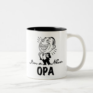 Tasse 2 Couleurs T-shirts et cadeaux en nouvel opa souriants
