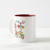 Tasse 2 Couleurs T-shirts et cadeaux Fiesta 2e anniversaire (Devant gauche)