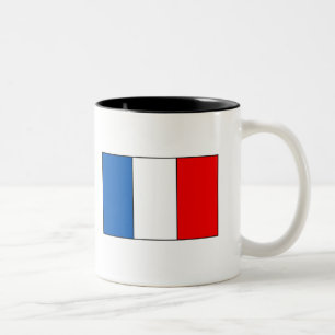 Tasse 2 Couleurs T-shirts et cadeaux français de drapeau