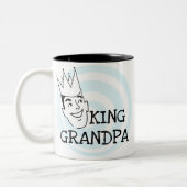 Tasse 2 Couleurs T-shirts et cadeaux King Grandpa (Gauche)