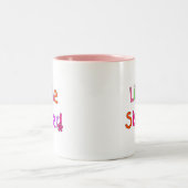 Tasse 2 Couleurs T-shirts et cadeaux Little Sister (Centre)