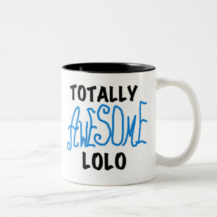 Tasse 2 Couleurs T-shirts et cadeaux Lolo bleu absolument géniaux