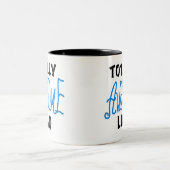 Tasse 2 Couleurs T-shirts et cadeaux Lolo bleu absolument géniaux (Centre)