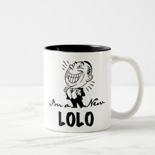 Tasse 2 Couleurs T-shirts et cadeaux Lolo neufs souriants