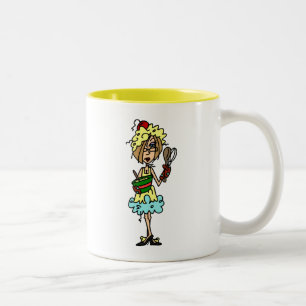 Tasse 2 Couleurs T-shirts et cadeaux Messy Cook