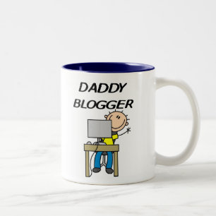 Tasse 2 Couleurs T-shirts et Cadeaux Papa Blogueur